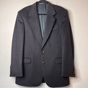 Tailors Row by Deansgate 100% Camelhair Blazer L 40 Two‑Button Single Vent